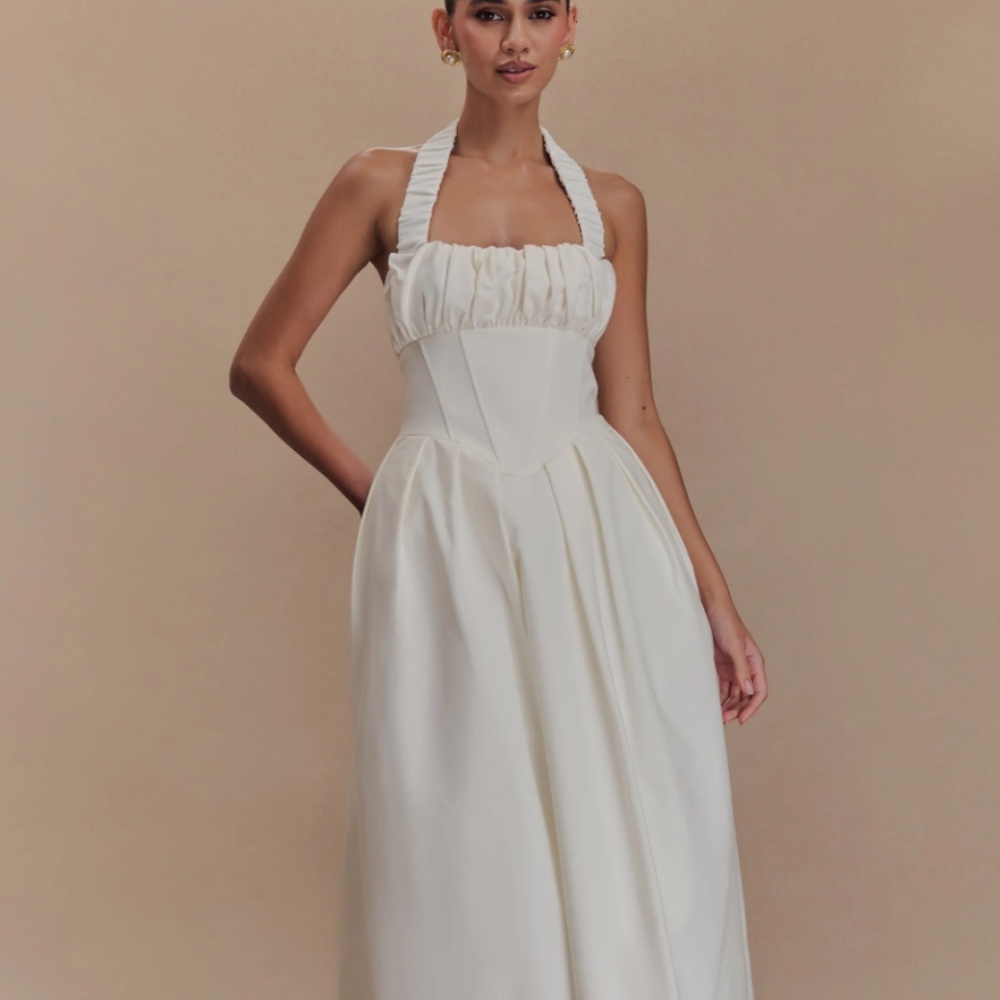Meshki Candy Holder Midi Dress, Size S